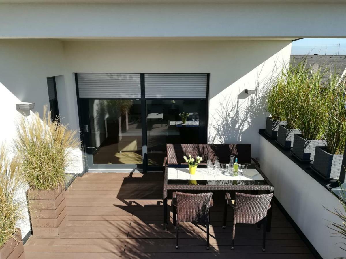 Penthouse Griemann 2 mit eigener großer Dachterrasse zum Relaxen! Illmitz Exterior foto